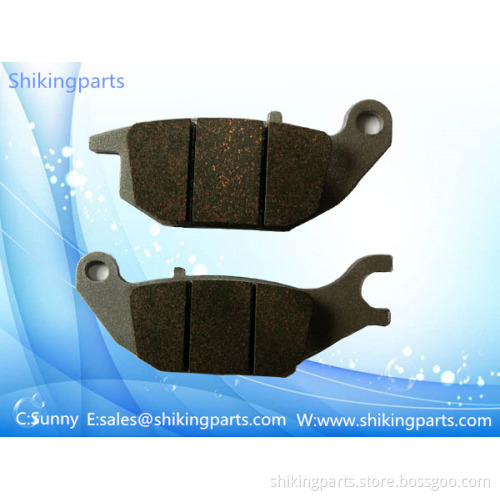 Ceramic motorcycle brake pad